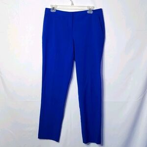 Vince Camuto blue straight leg dress career pants